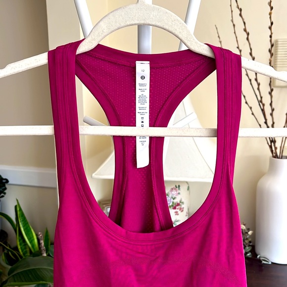 💕Lululemon Swiftly Tech Racerback Tank Top 2.0 Race Length-NWT-Women's Magenta - Picture 6 of 16